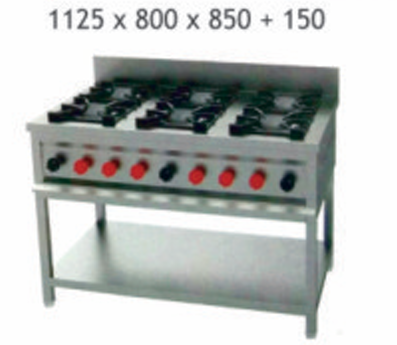 Six Burner Range